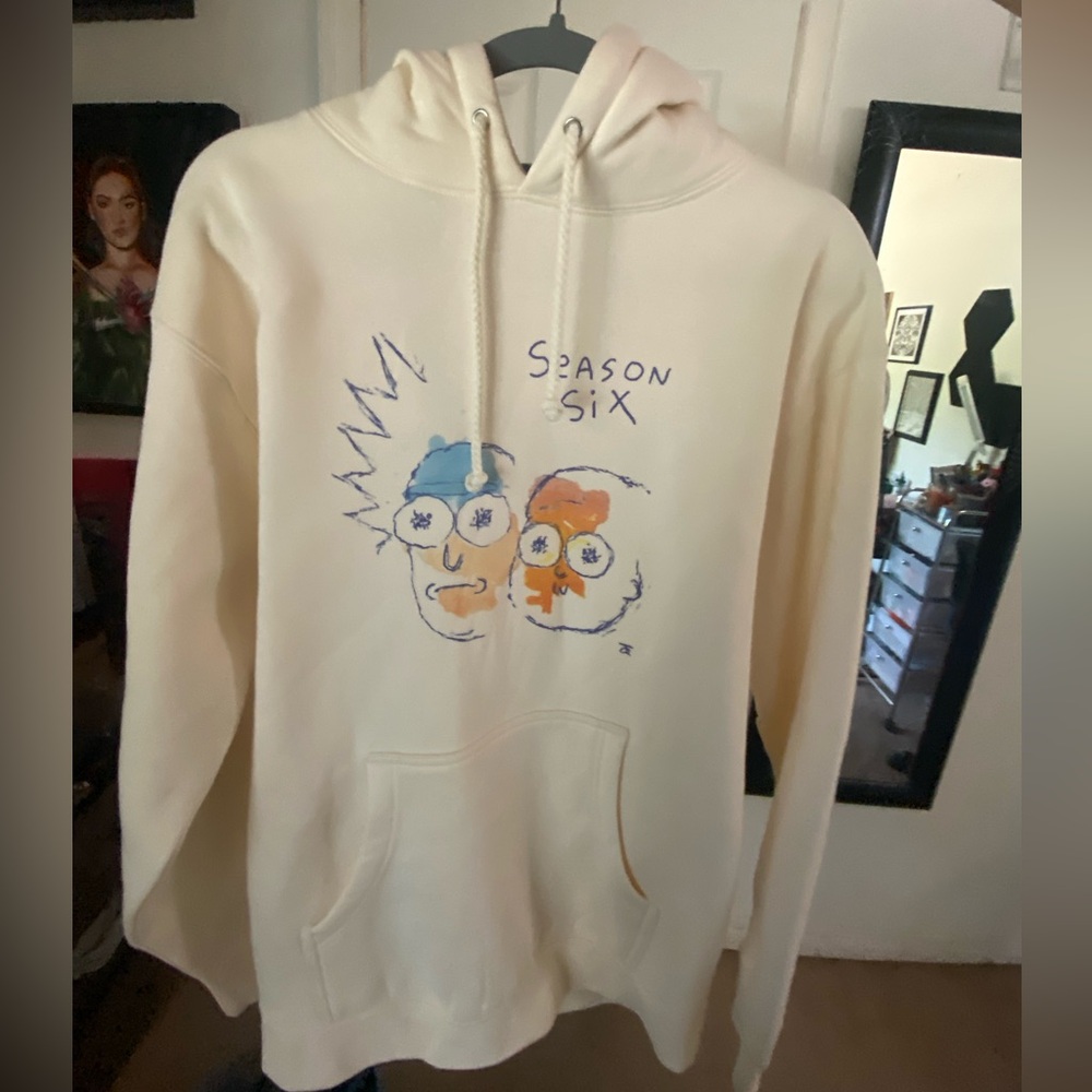 Rick & Morty Limited Edition Cream Season 6 Hoodie